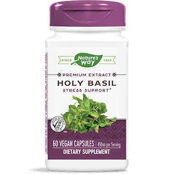 Natures Way Holy Basil 60 vegcaps