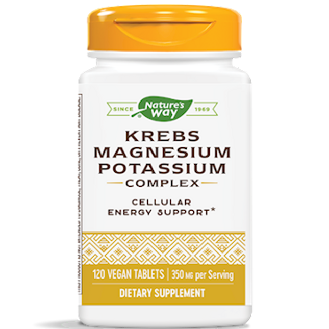 Natures Way Krebs Magnesium Potassium 120 tabs