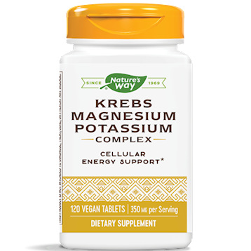 Natures Way Krebs Magnesium Potassium 120 tabs