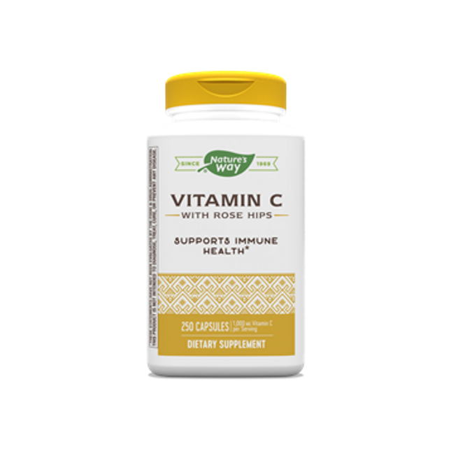 Nature's Way Vitamin C-500 with Rose Hips 250 caps