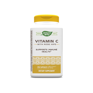Nature's Way Vitamin C-500 with Rose Hips 250 caps