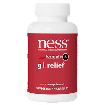 Ness Enzymes GI Relief formula 6 90 vegcaps