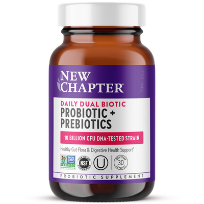 New Chapter Daily Dual Biotic Probiotic + Prebiotic 30 c