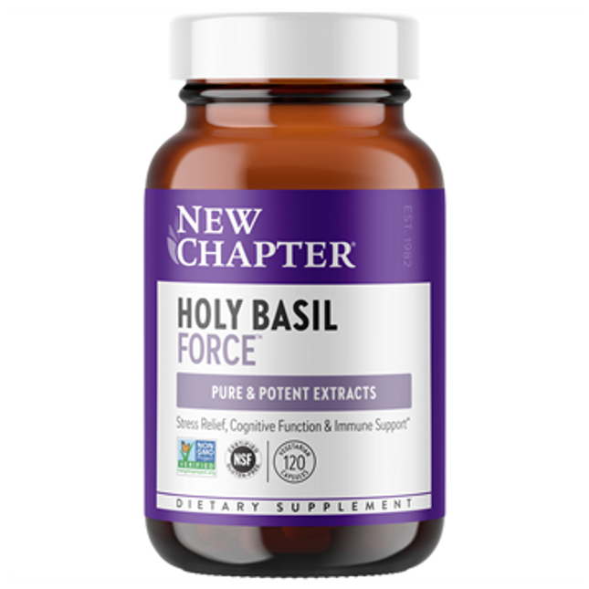 New Chapter Holy Basil Force 120 liquid vegcaps