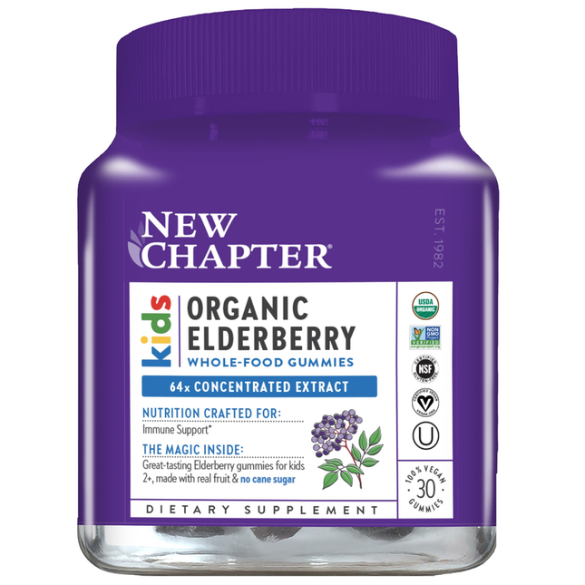 New Chapter Kids Organic Elderberry Gummies 30 ct