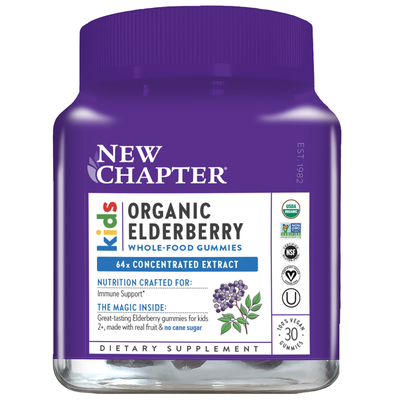 New Chapter Kids Organic Elderberry Gummies 30 ct