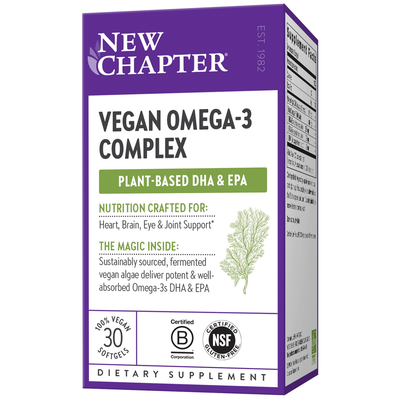 New Chapter Vegan Omega 3 Complex 30 softgels