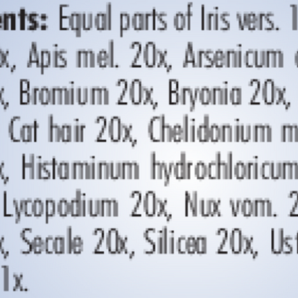 Newton Pro Dust Mold Dander 1 fl oz Supplement Facts 