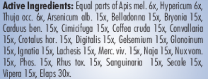Newton Pro PRO Headache~Migraine 1 oz Supplement Facts 