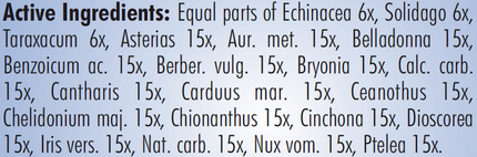 Newton Pro PRO Lymphatic Drainer 1 oz Supplement Facts