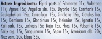 Newton Pro PRO Menopause 1 oz Supplement Facts 