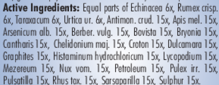 Newton Pro PRO Rashes-Hives 1 fl oz Supplement Facts