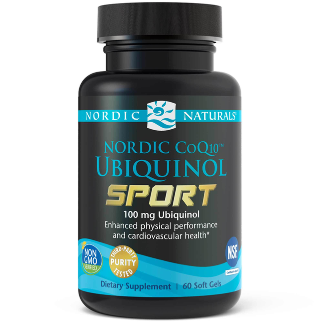Nordic Naturals CoQ10 Ubiquinol Sport 60 softgels