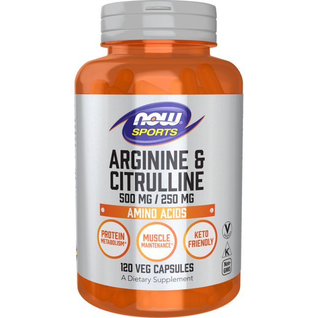 Now Arginine and Citrulline 120 caps
