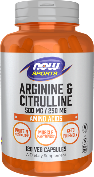 Now Arginine and Citrulline 120 caps