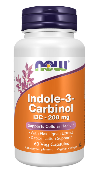 Now Indole-3-Carbinol 200 mg 60 vcaps