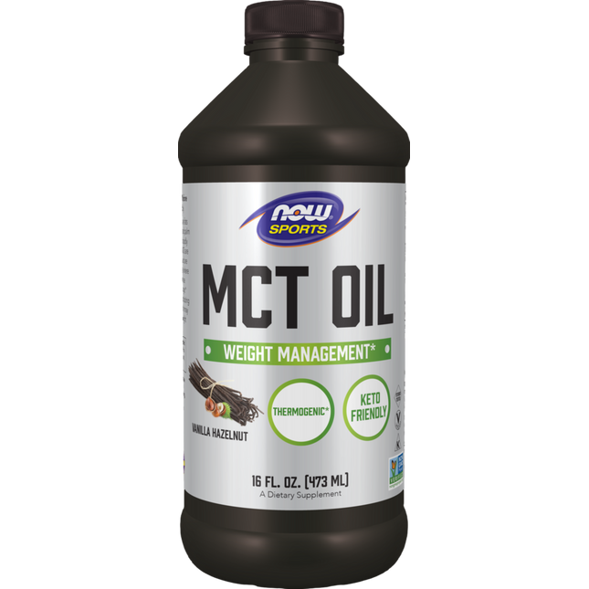 Now MCT Oil Vanilla Hazelnut 473 ml
