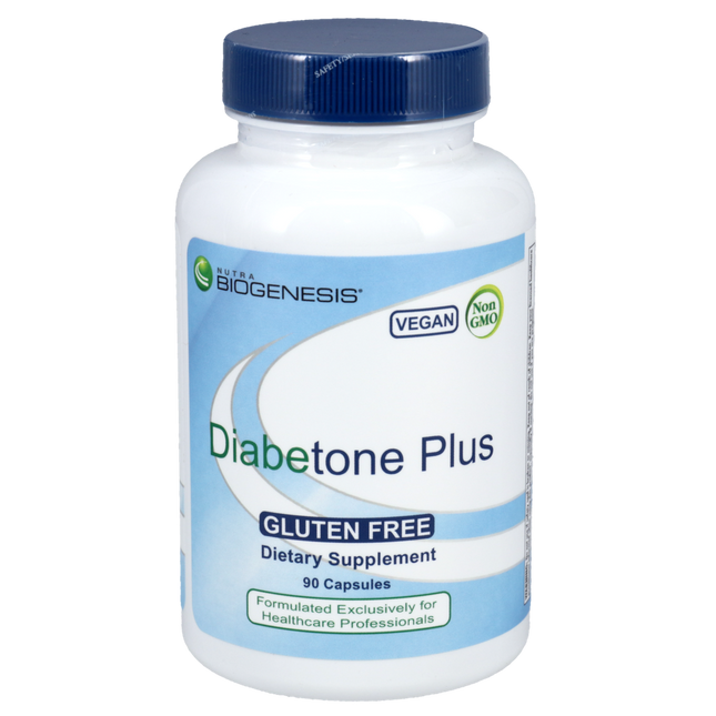 Nutra BioGenesis Diabetone Plus 90 vcaps Supplement Facts 