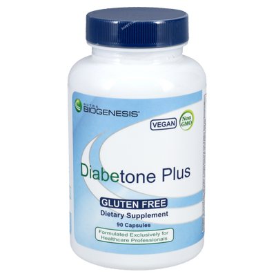 Nutra BioGenesis Diabetone Plus 90 vcaps Supplement Facts 