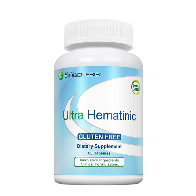 Nutra BioGenesis Ultra Hematinic 60 caps