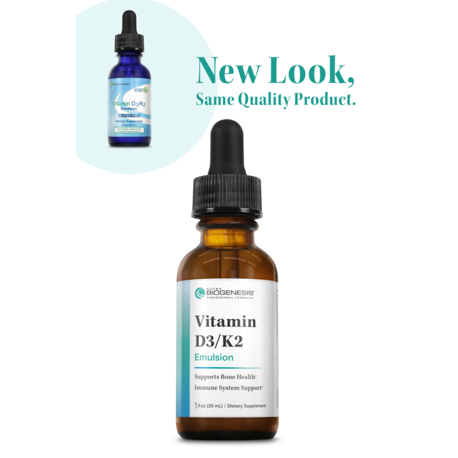 Nutra BioGenesis Vitamin D3-K2 Emulsion 1 fl oz