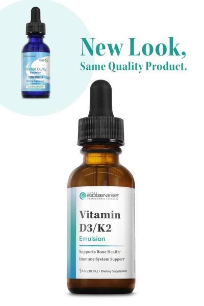 Nutra BioGenesis Vitamin D3-K2 Emulsion 1 fl oz
