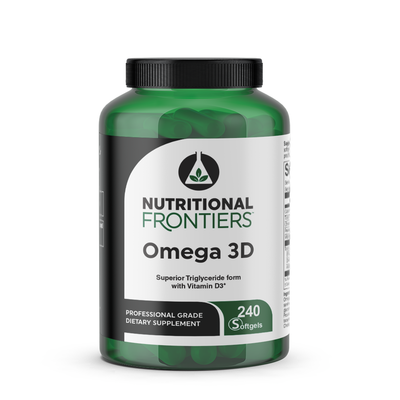 Nutritional Frontiers Omega 3D Lemon 240 softgels