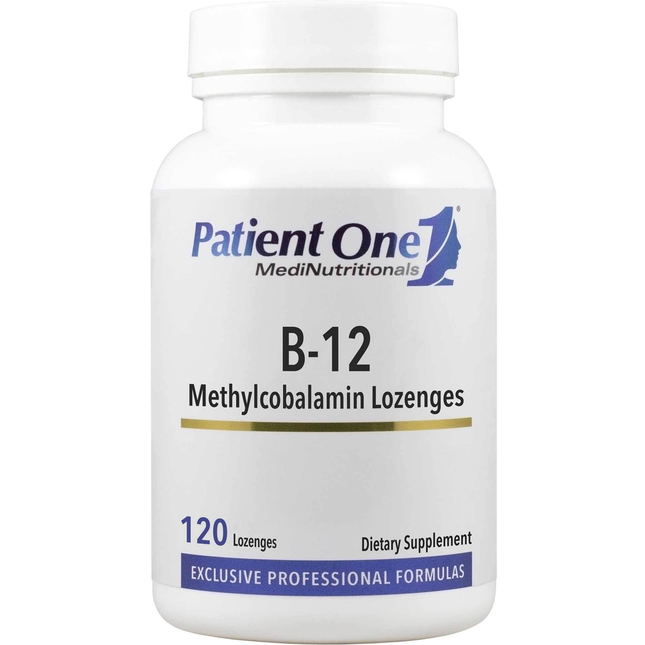 Patient One MediNutritionals B-12 Methylcobalamin Lozenges (Fast Melt) 120 lozenges