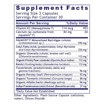 Premier Research Labs Bone Health Premier 90 caps Supplement Facts