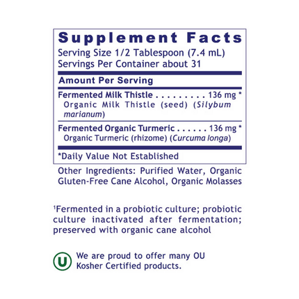 Premier Research Labs Liver-ND 8 fl oz Supplement Facts 