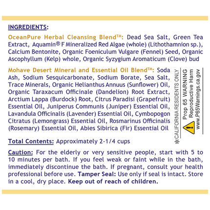 Premier Research Labs Medi-Body Bath 550 grams Supplement Facts