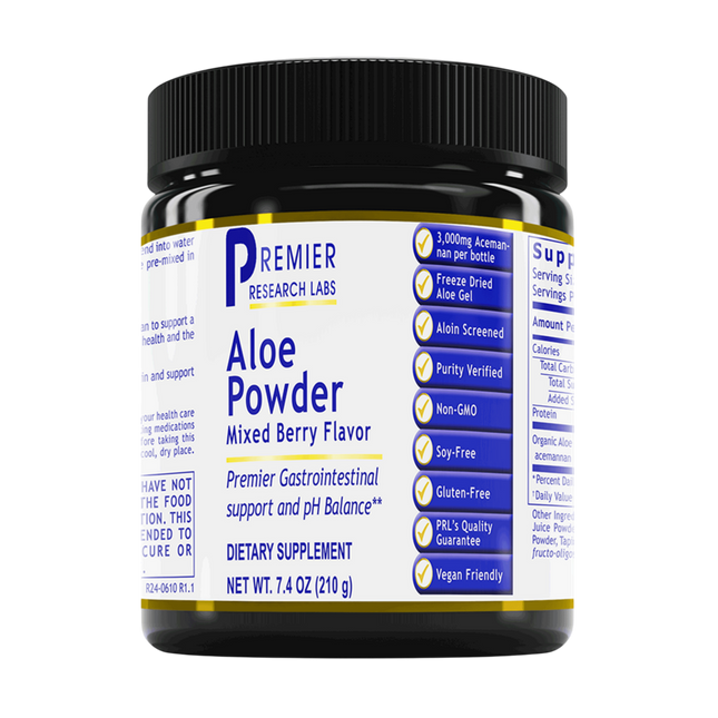 Premier Research Labs Premier Aloe Powder Mixed Berry Flavor 210 grams