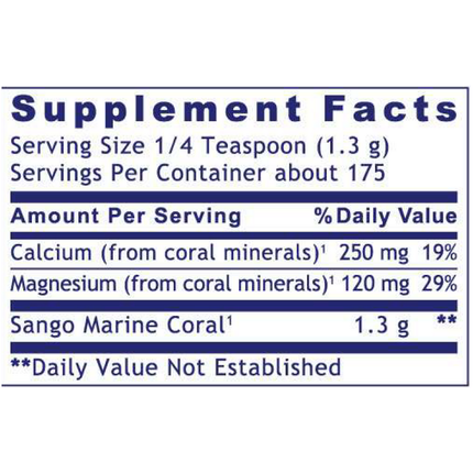 Premier Research Labs Premier Calcium Magnesium 227 grams Supplement Facts