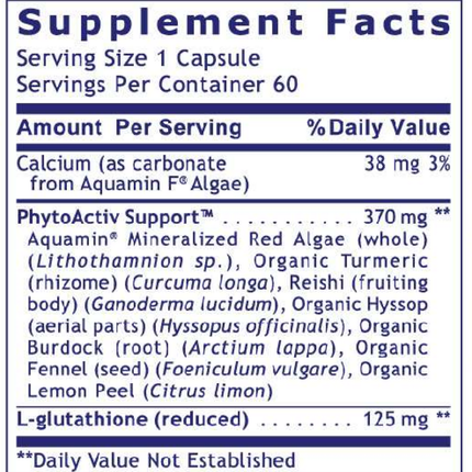 Premier Research Labs Premier Glutathione Complex 60 caps Supplement Facts