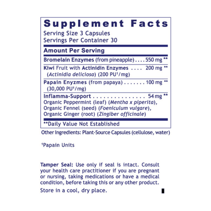 Premier Research Labs Premier Inflammacidin 90 caps Supplement Facts