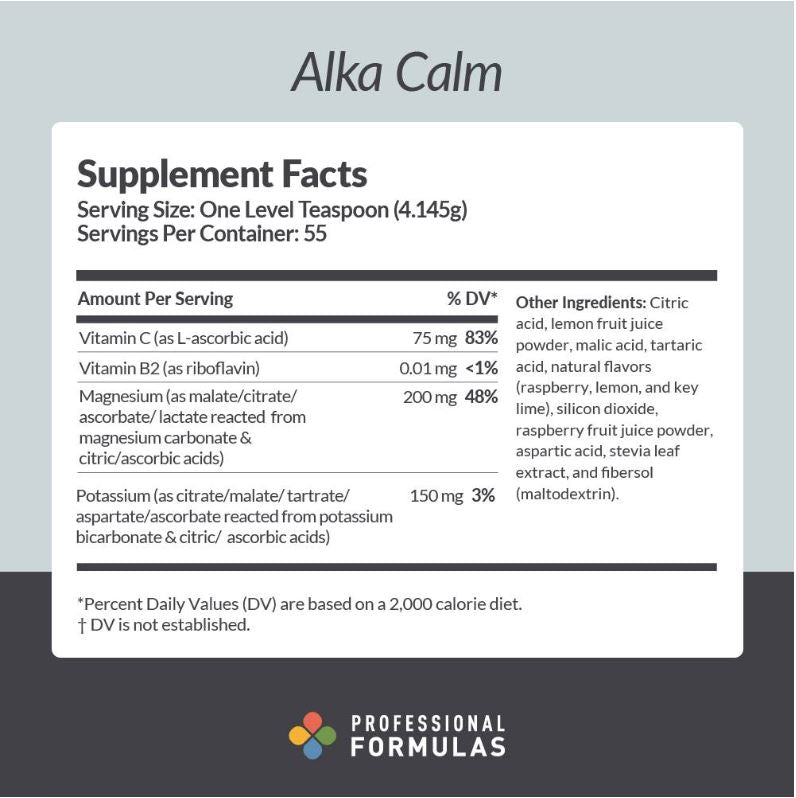 Professional Formulas Alka Calm - 8 OZ. (226g) | VitaLiving