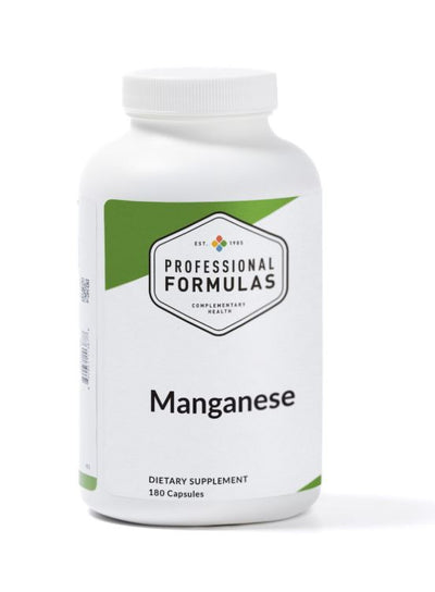 Professional Formulas Manganese - 180 Capsules
