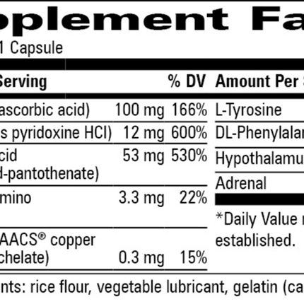 Progressive Labs Elo-Plex 60 caps Supplement Facts 