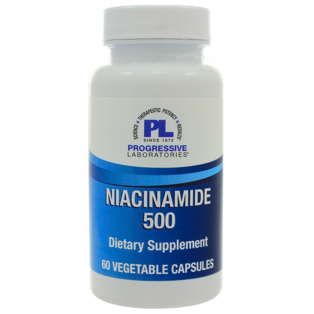 Progressive Labs	Niacinamide 500 60 vegetable caps