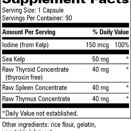 Progressive Labs Tri-40 90 caps Supplement Facts 