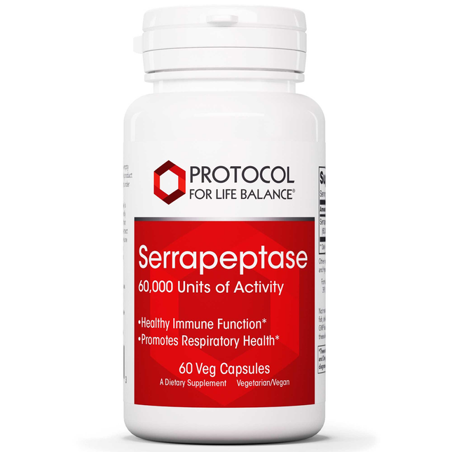 Protocol for Life Balance Serrapeptase 60,000 60 caps