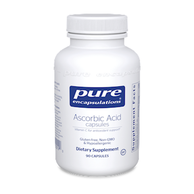 Pure Encapsulations Ascorbic Acid capsules 90 vcaps