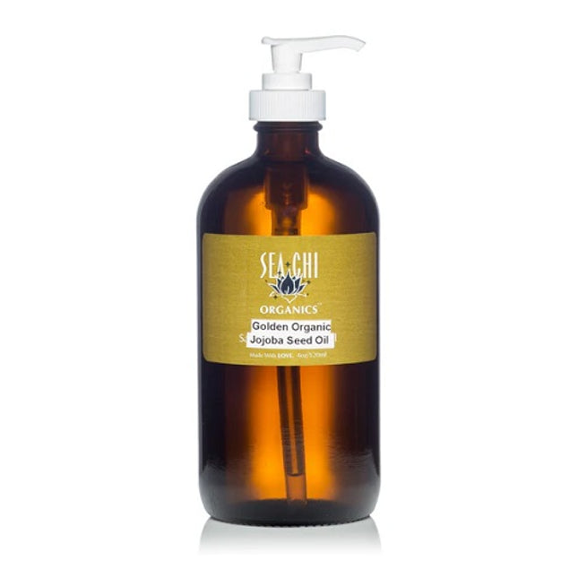 Sea Chi Organics Golden Organic Jojoba Seed Oil 480ml / 16oz