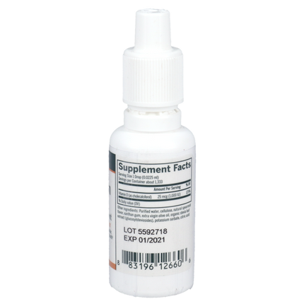 Seroyal/Genestra	D-Mulsion 1000 (Mint) 30 ml Supplement Facts