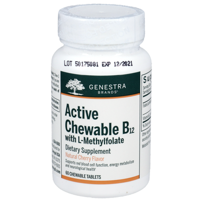 Seroyal/Genestra Active Chew B12 with L-Methylfolate 60 tabs