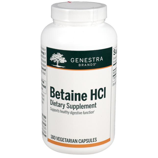 Seroyal/Genestra Betaine HCL 180 vegcaps