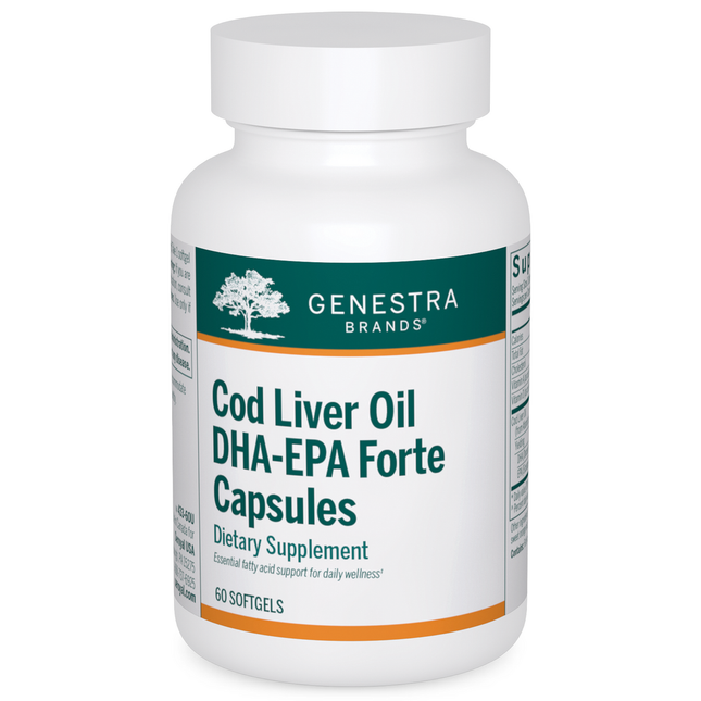 Seroyal/Genestra Cod Liver Oil DHA/EPA Forte 60 softgels