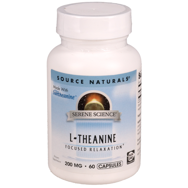 Source Naturals L-Theanine 200 mg 60 caps