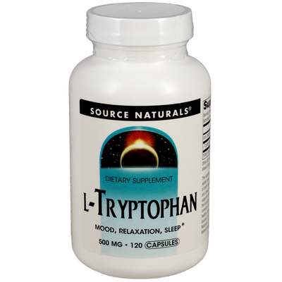 Source Naturals L-Tryptophan 500mg 120 caps
