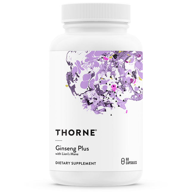 Thorne Research	Ginseng Plus with Lion's Mane 60c